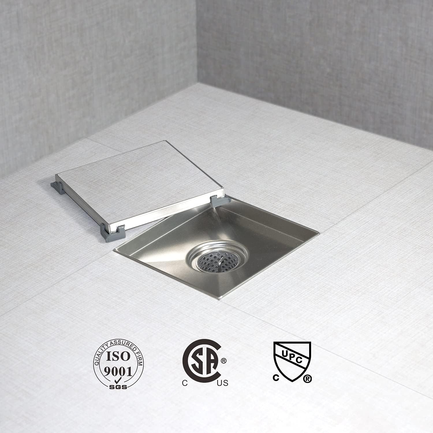 Picaso 6"x 6"Tile Insert Floor Drain
