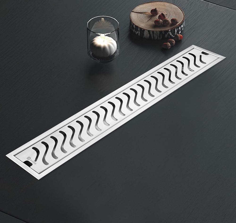 Picaso Piano Linear 12" Tile Insert Floor Drain