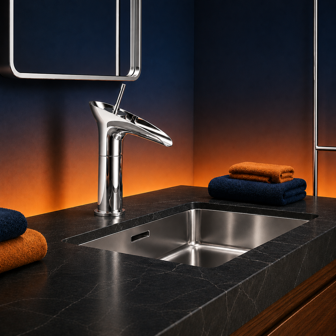 SCUBA SMALL SINGLE LIVER BASIN MIXER SC-1020 CP-CHROME PLATED