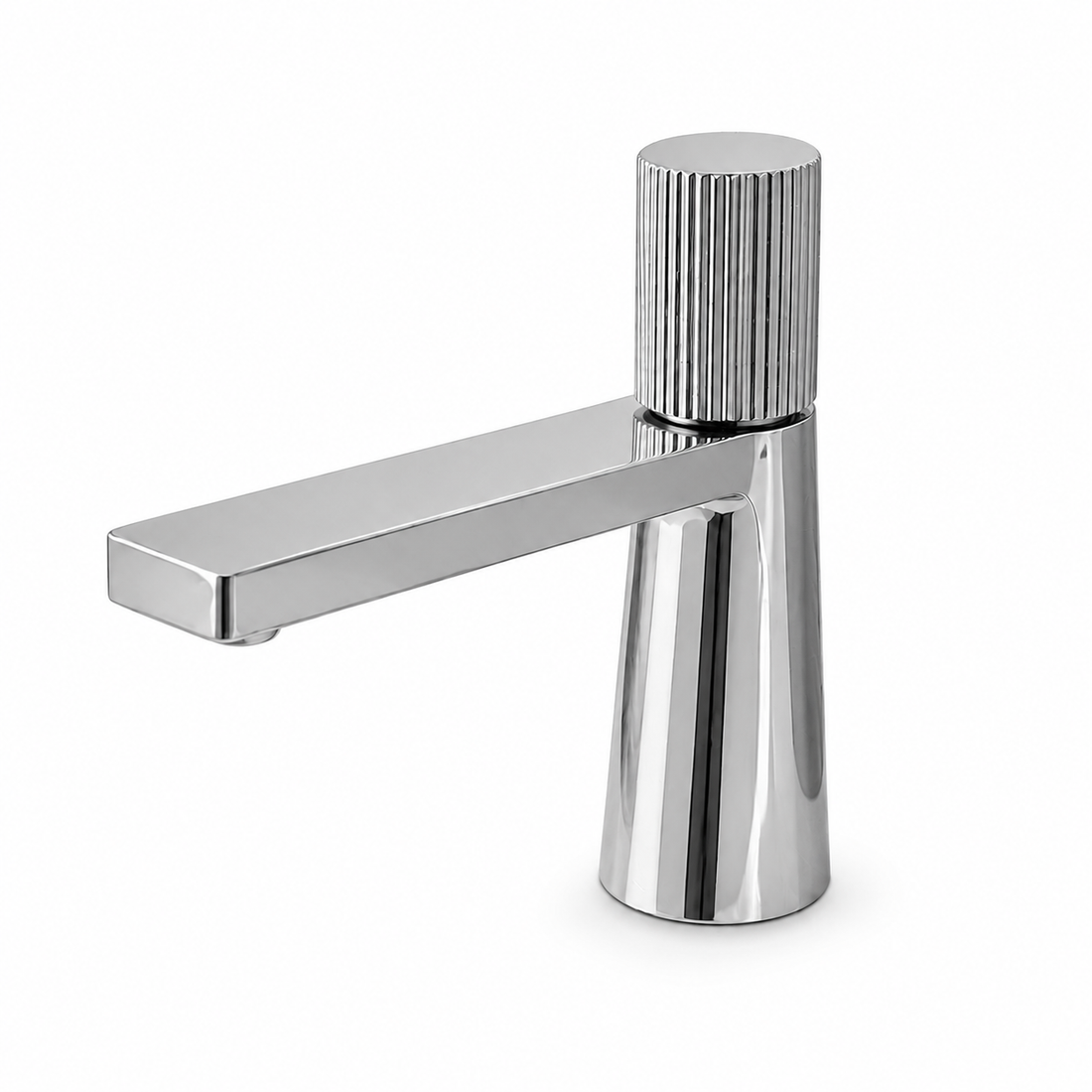 SERVEO PEBBLE SERIES BRASS SHORT BASIN MIXER SV6001-CHROME