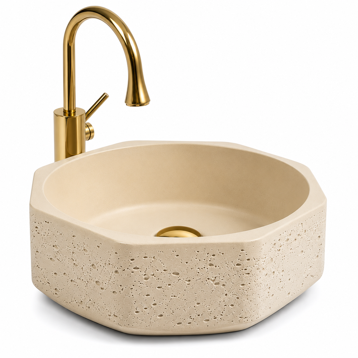 SCUBA ARTIFICAL STONE BASIN SC-9743 - IVORY