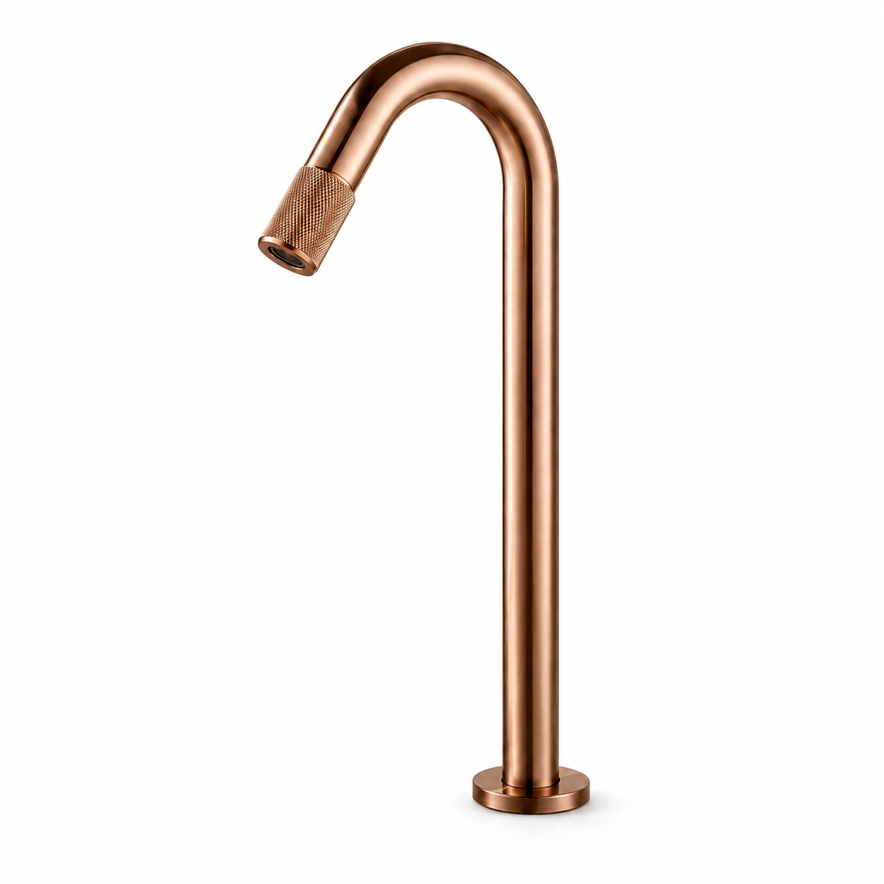 SERVEO MOUTH OPERATED TALL COLD BASIN TAP SV6303-ROSE GOLD