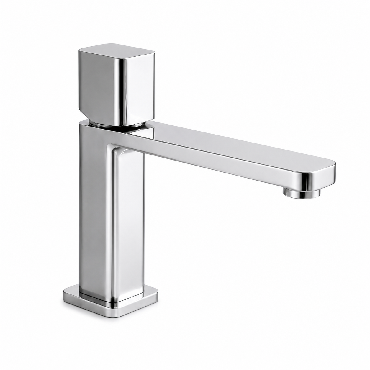 SERVEO REGALIA SERIES BRASS SHORT BASIN MIXER SV-6002-CHROME