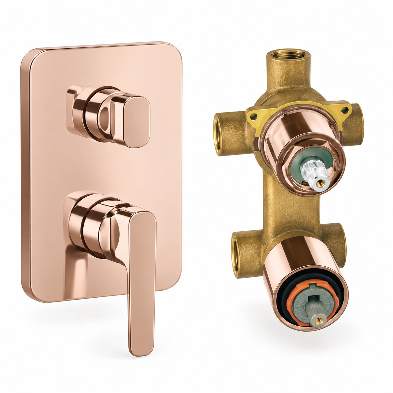 KOHLER 3 WAY DIVERTER ALEO PLUS K-22786IN-4-RGD-ROSE GOLD