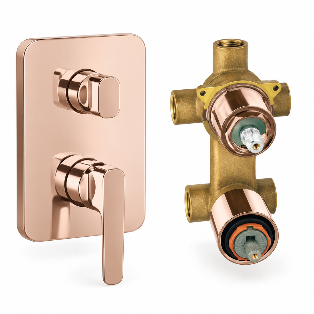 KOHLER 3 WAY DIVERTER ALEO PLUS K-22786IN-4-RGD-ROSE GOLD