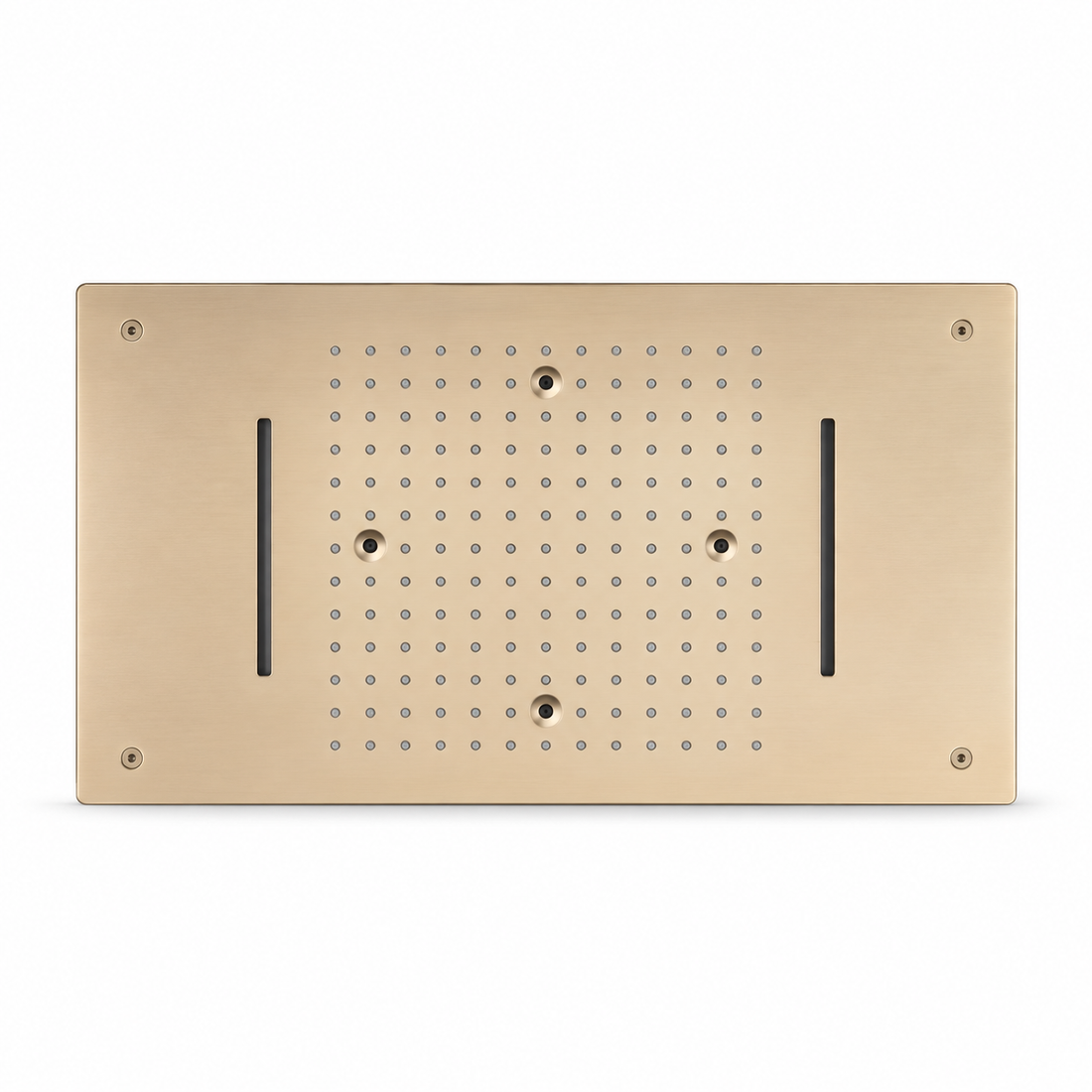 SERVEO CEILING MOUNTED 3 WAY MULTI- FUNCTION RAINFALL, MIST & WATERFALL SV7203-BG-BRUSH  GOLD