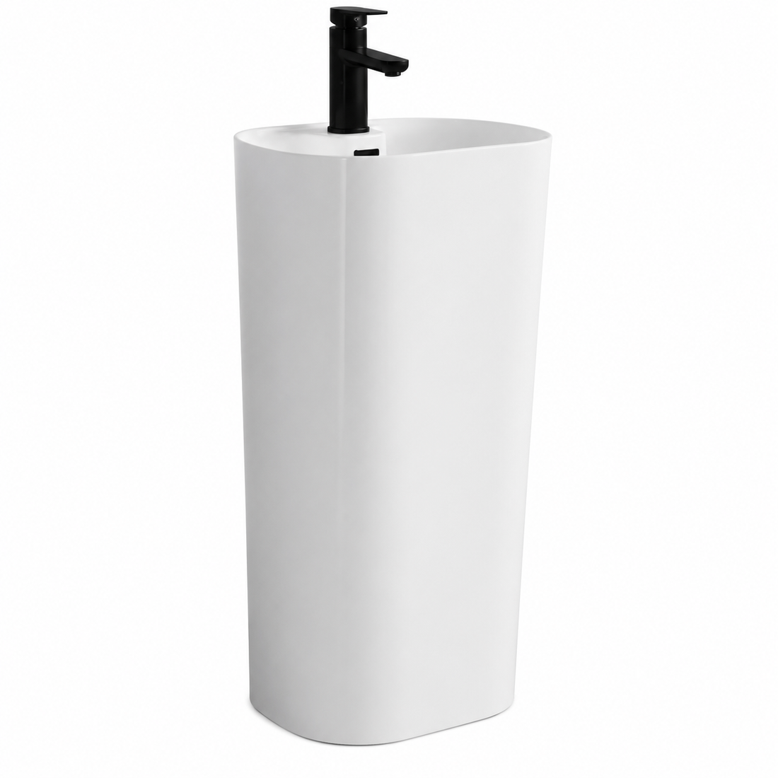 SCUBA CERAMIC PEDESTAL MARBLE COLOR SERIES SC-9206 WHITE