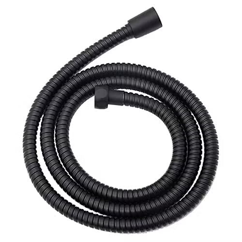 Picaso 1.5 Mtr SS304 Shower Tube Hose Pipe Black Matt for Hand Shower - Black Matt