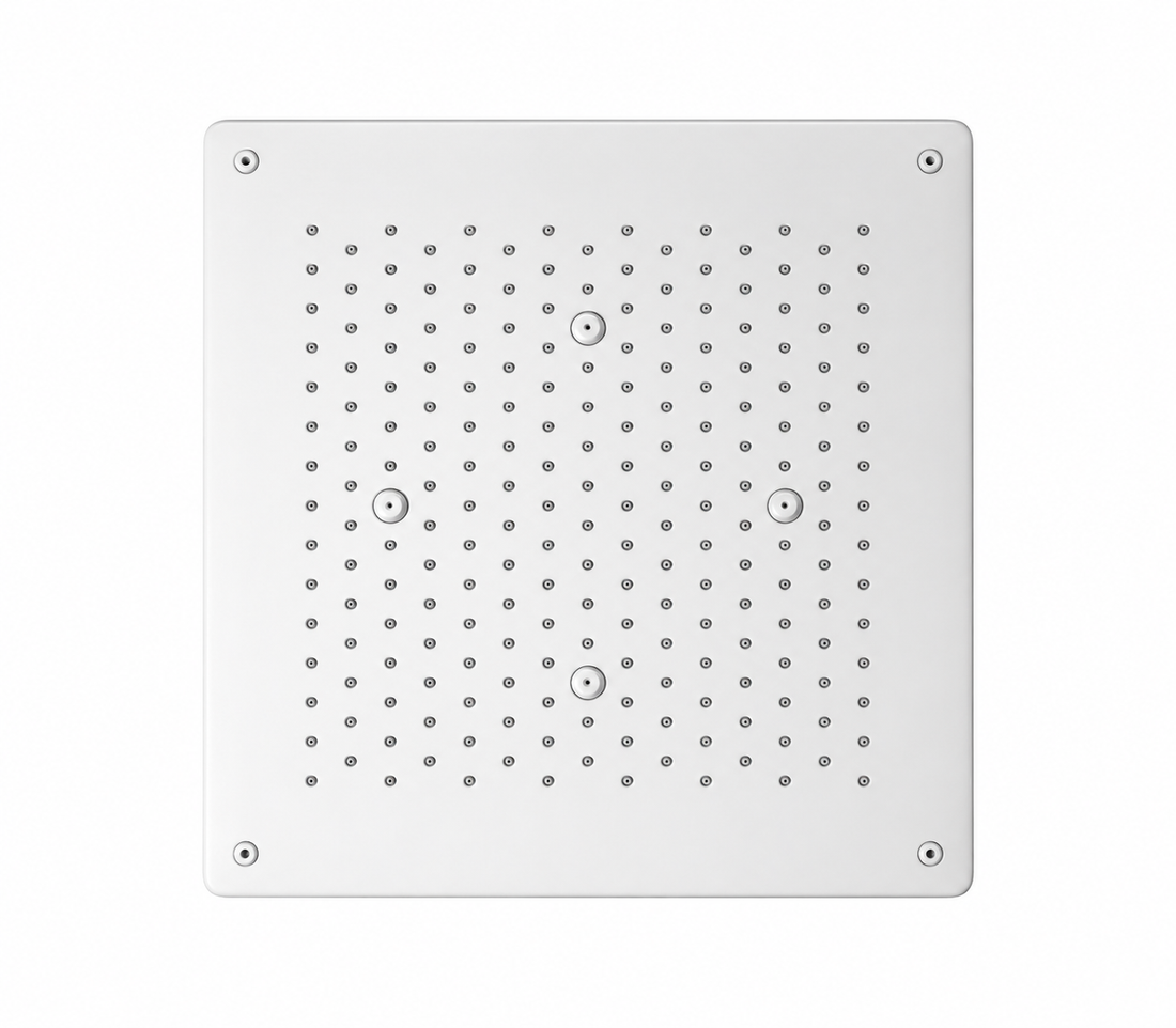 PICASO 2 FLOW OVERHEAD RAIN SHOWER-RAIN & MIST 16X16 INCHES: CHROME