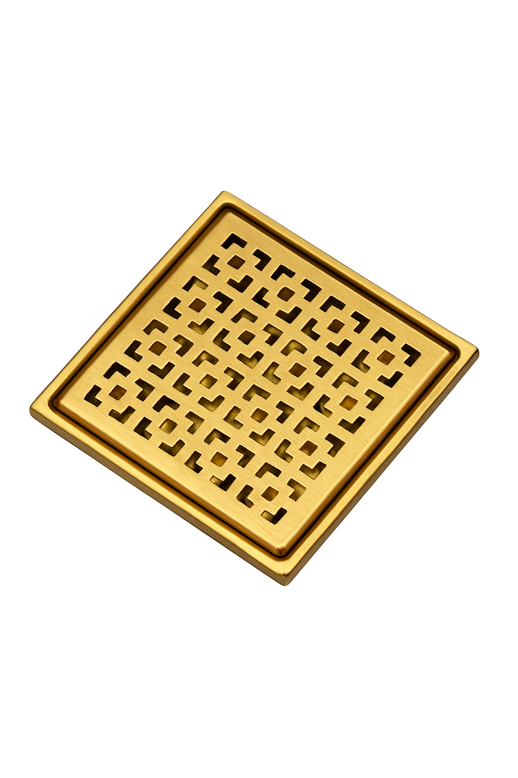PICASO GOLD FLOOR DRAIN 6X6: GOLD