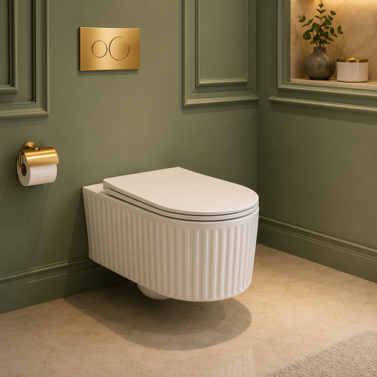 SCUBA DESIGNER RIMLESS WALLHUNG WC SC-9648-WHITE