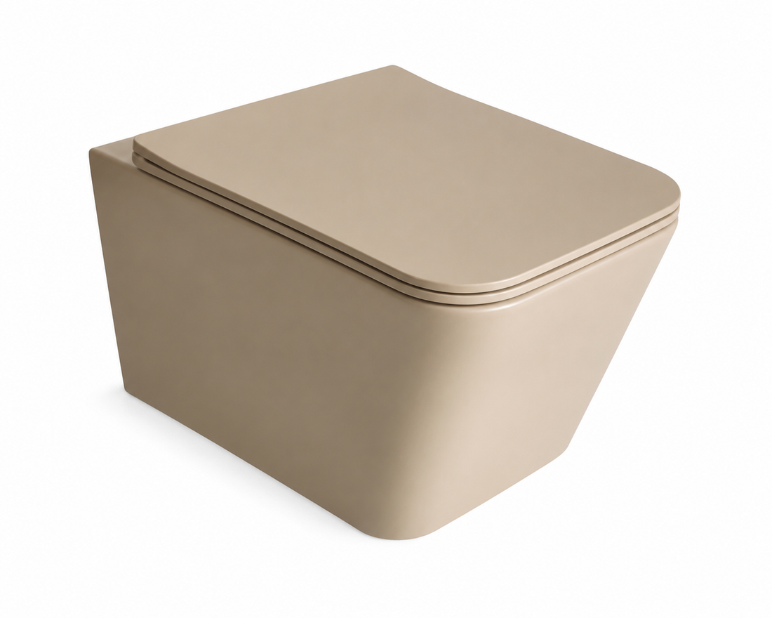 SCUBA DESIGNER RIMLESS MATT WALL HUNG WC  SC - 9629 CRM-CREAM MATT