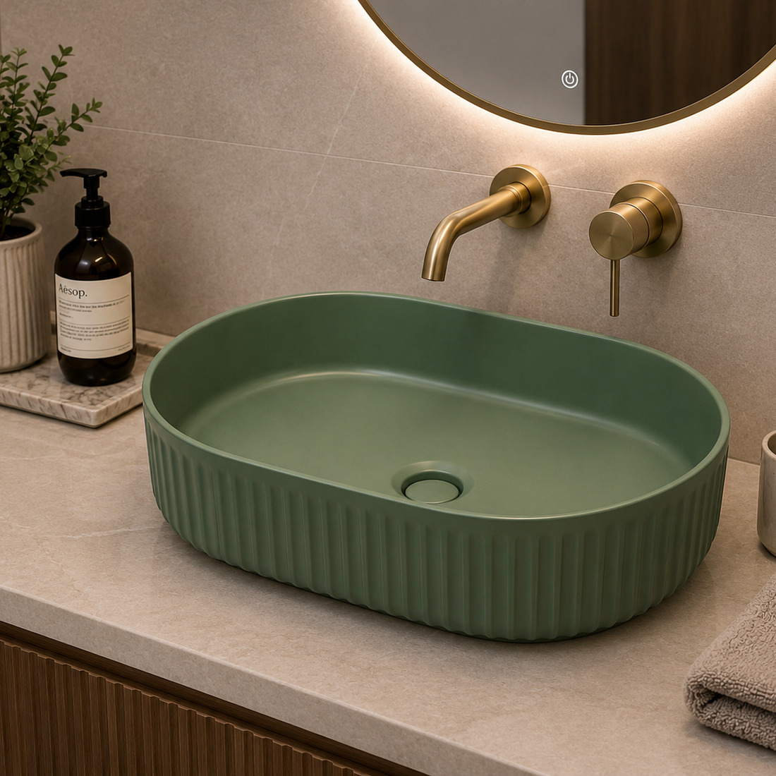 SCUBA MATT COLOUR BASIN SC-9832 GRM-GREEN MATT