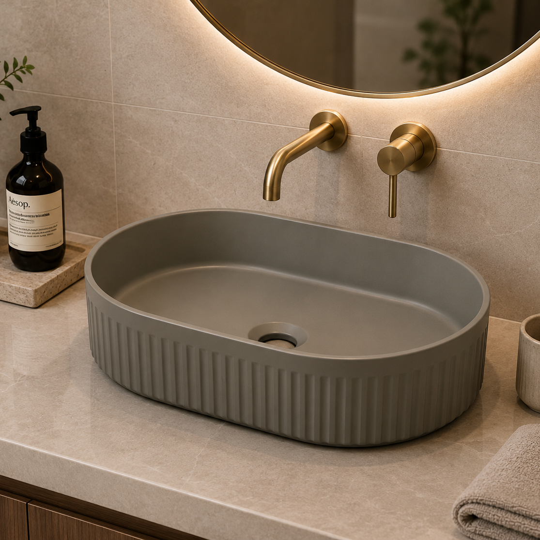 SCUBA MATT COLOUR BASIN SC-9832 GM-GREY MATT