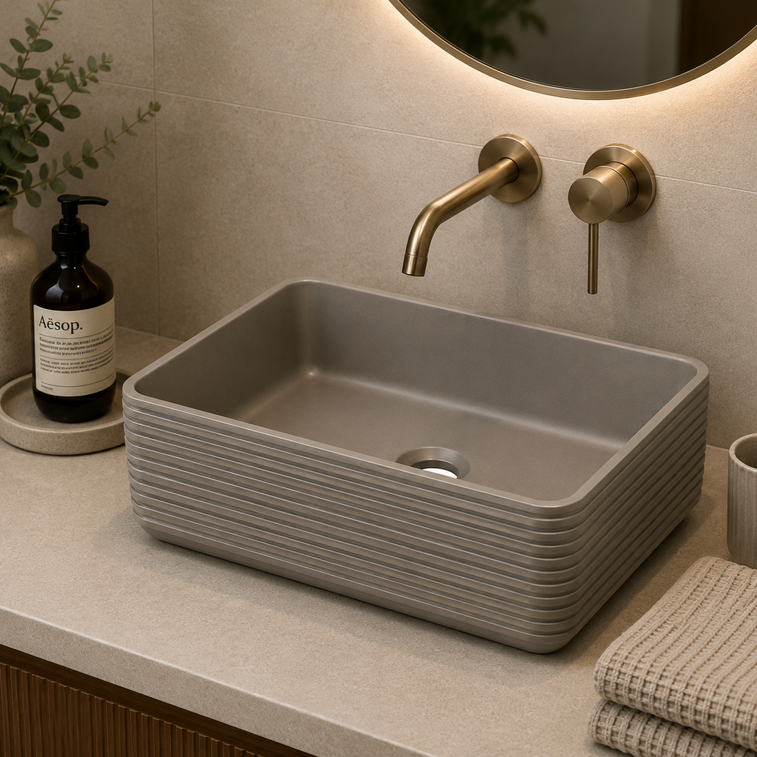 SCUBA MATT COLOUR BASIN SC-9833 GM-GREY MATT