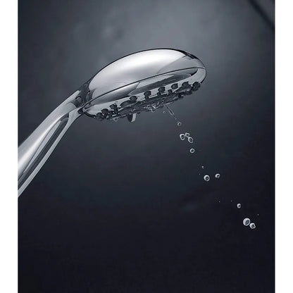 Quakin  ABS Chrome Finish Hand Shower (Silver, 5 inch)