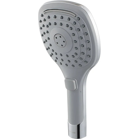 Hindware CP 120mm, ABS 3 Flow Hand Shower with Pressing Switch (Grey)