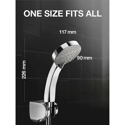 Kohler CP ABS Hand Shower, Multi-Function (with Shower Hose), Silver, Chrome Finish