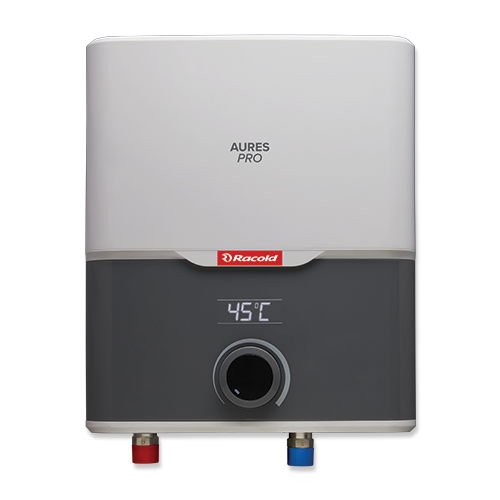 Racold Aures Pro 13 kw online geyser water heater for heating in Grey Finish