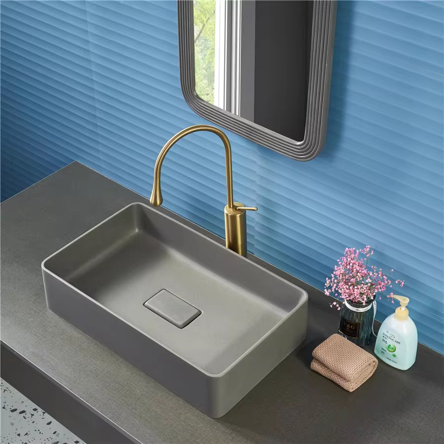 Scuba Artificial Stone Basin SC-9803 - Rectangle