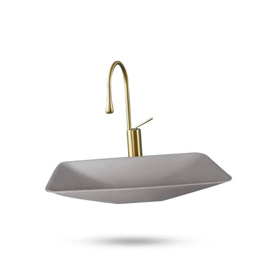 Scuba Artificial Stone Basin SC-9805 - Rectangle Curve