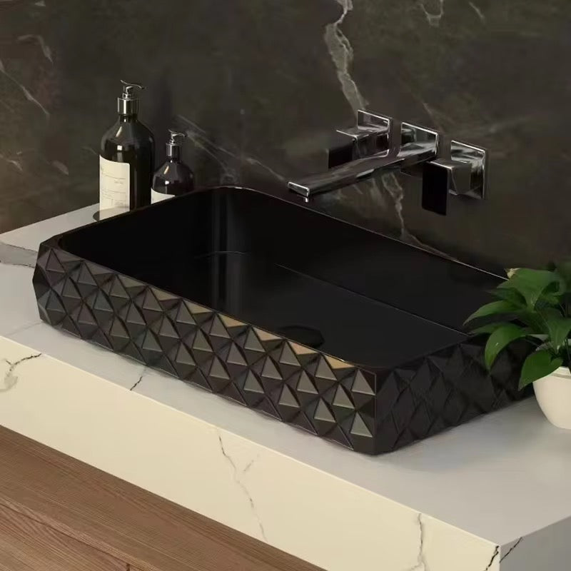 Scuba SC-9815 Modern Ceramic Basin  - Rectangle