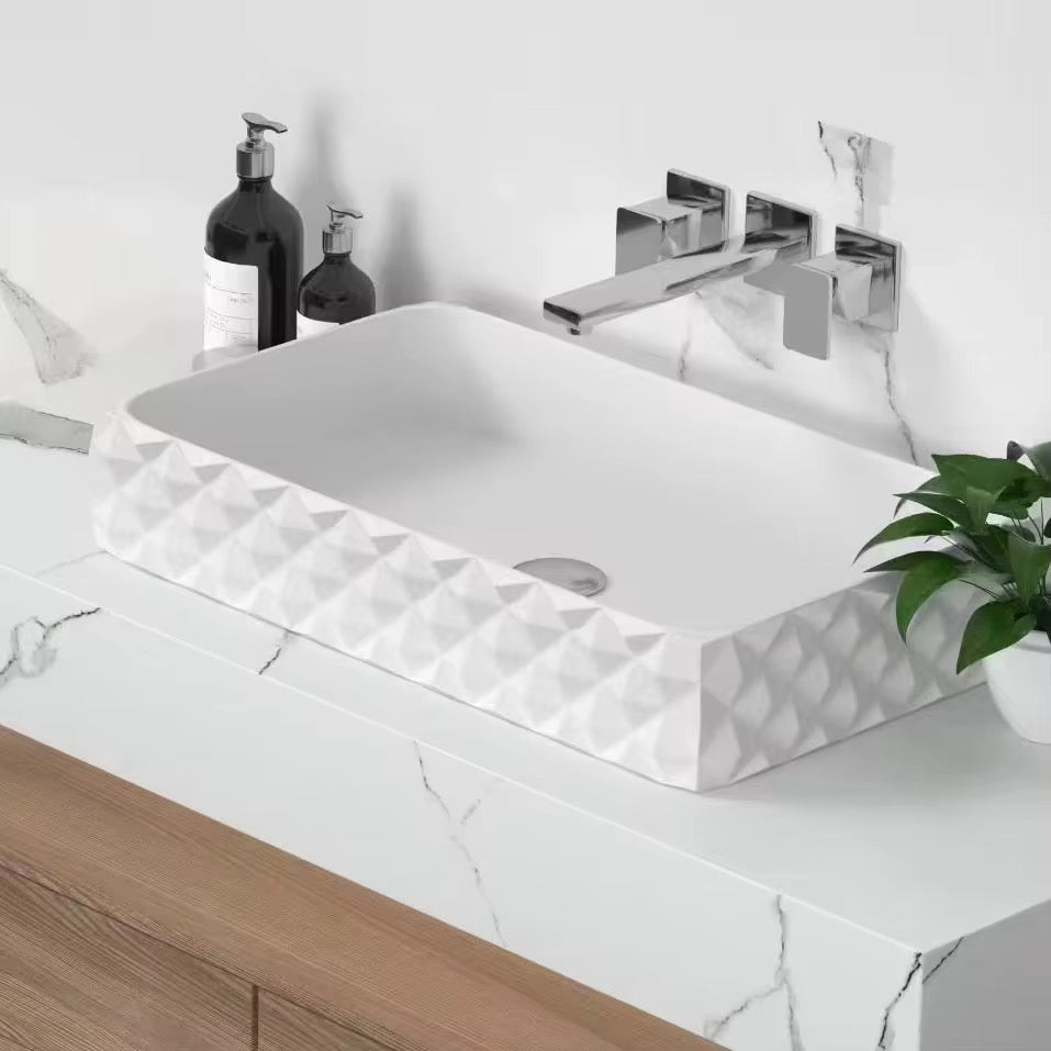 Scuba SC-9815 Modern Ceramic Basin  - Rectangle