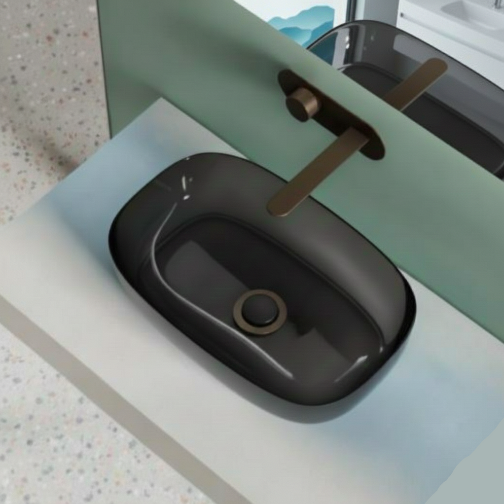 Scuba SC-9309 Resin Transparent Basin