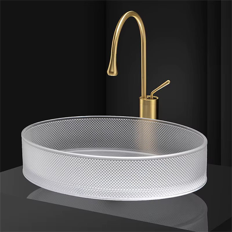 Scuba SC-9725 Crystal Glass Basin - Round