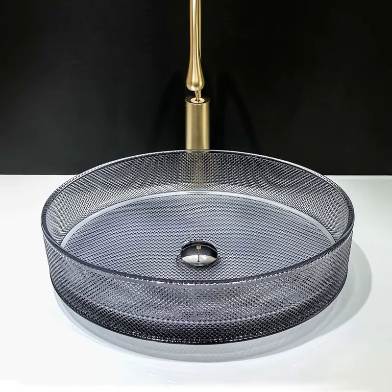 Scuba SC-9725 Crystal Glass Basin - Round