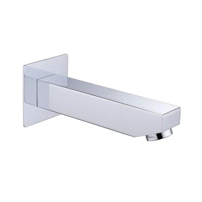 PICASO WALL MOUNTED KUBIX SPOUT WITH WALL FLANGE - CHROME