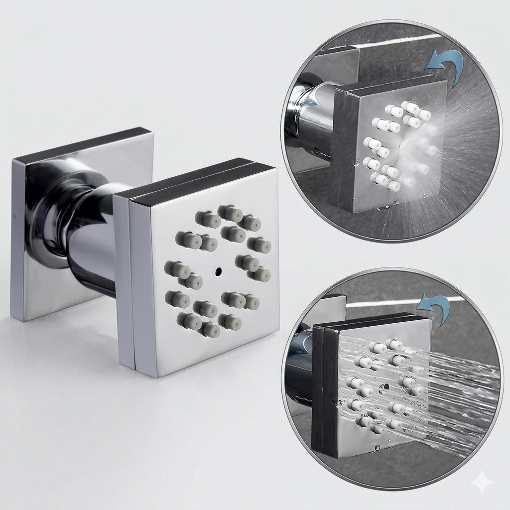 SERVEO 2-IN-1 BODY JET WITH RAIN AND MIST FLOW SV2301