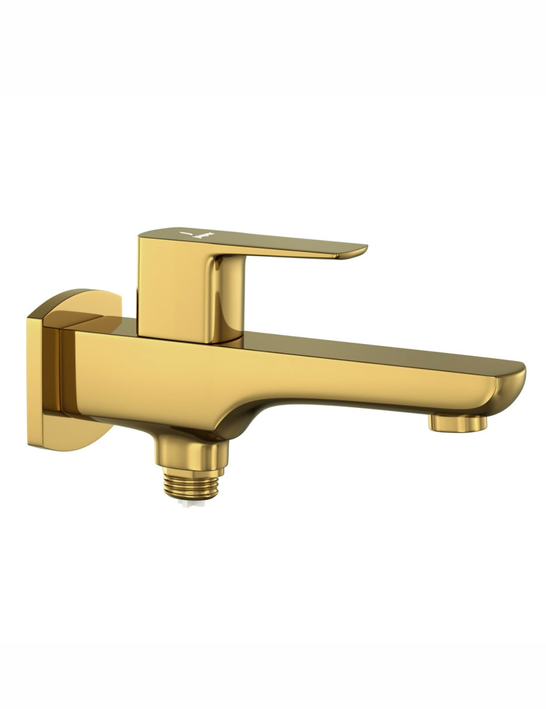 JAQUAR WC AREA 2 WAY BIB TAP WITH WALL FLANGE KUP-GBP-35041PM- GOLD BRIGHT PVD