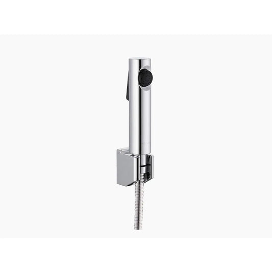 Kohler -CP Cuff Health Faucet, Premium Hygiene Spray with Metal Hose and Holder (Chrome Finish)