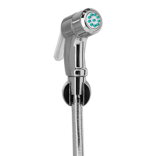 Hindware  ABS Health Faucet with PVC Flexible Tube and Wall Hook, Jet Spray for Toilet