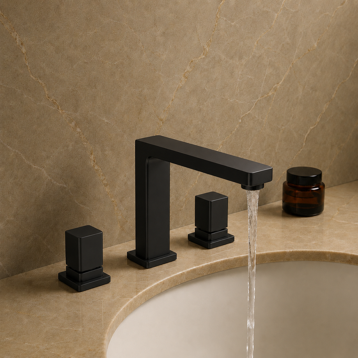 SERVEO REGALIA SERIES DUCK MOUNTED BASIN MIXER SV6302-BLACK MATT