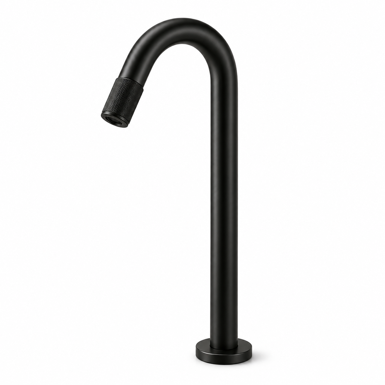 SERVEO MOUTH OPERATED TALL COLD BASIN TAP SV6303-BLACK MATT