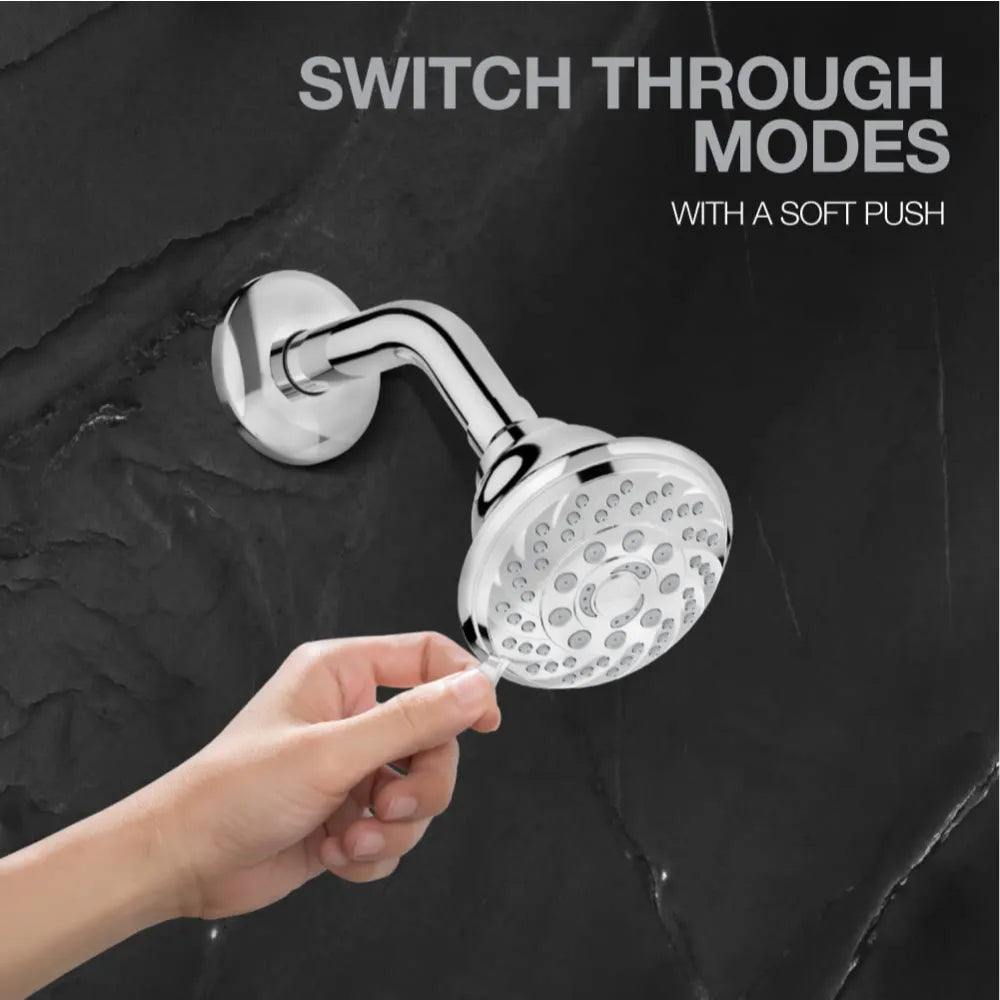 KOHLER Mist Rainduet shower head , 5-spray Multifunction shower, 10-year  warranty (Wall-mount, Chrome)