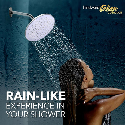 Hindware 230Mm ABS Overhead Rain Shower - Round With Chrome Finish