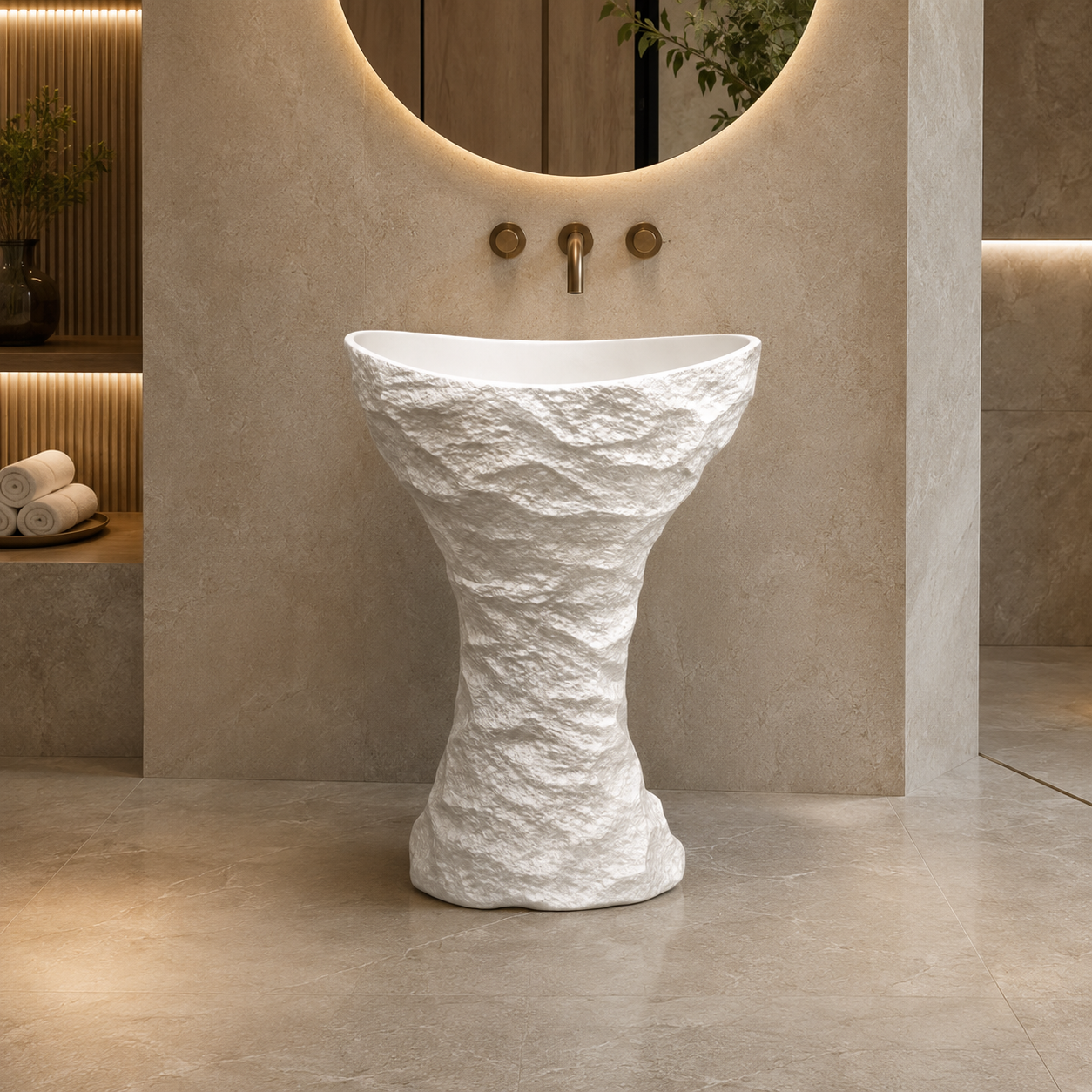 SCUBA ARTIFICIAL STONE PEDESTAL BASIN SC-3306