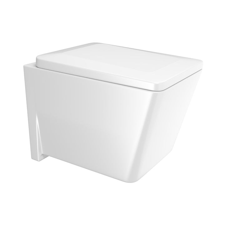 JAQUAR RIMLESS WALL HUNG WC KUBIX PRIME KUS-WHM-35953BIUFPM - WHITE MATT