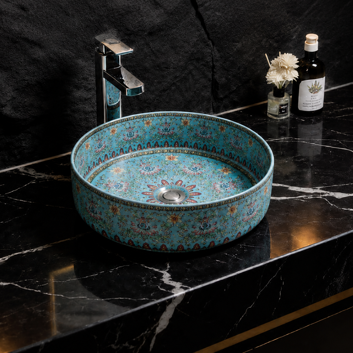 SCUBA MOROCCAN CERAMIC DESIGN BASIN SC-6001 KLH