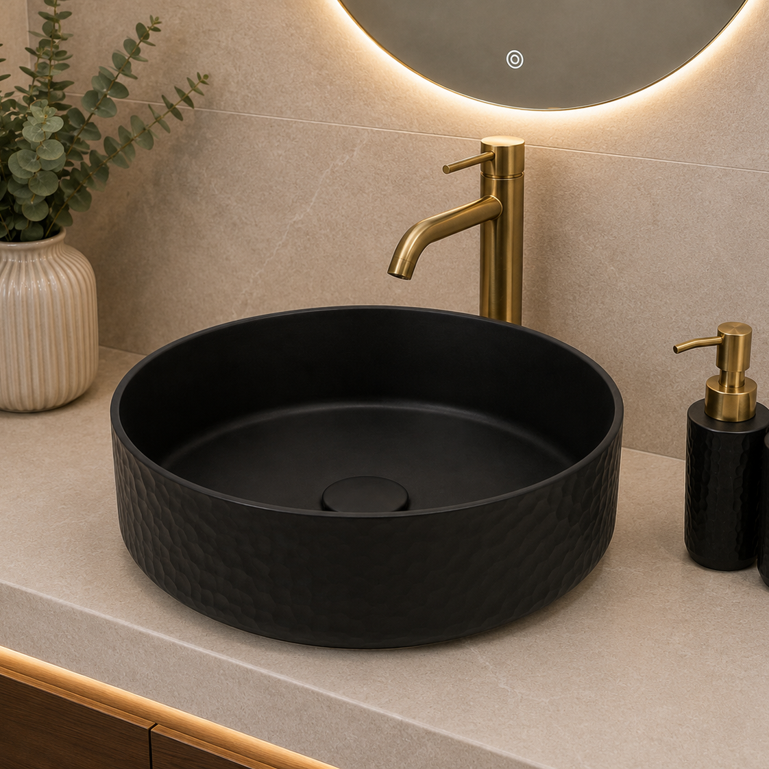 SCUBA MATT COLOUR BASIN SC-6010 BLM-BLACK MATT