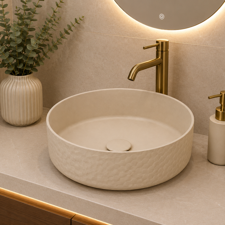 SCUBA MATT COLOUR BASIN SC-6010 CRM-CREAM MATT