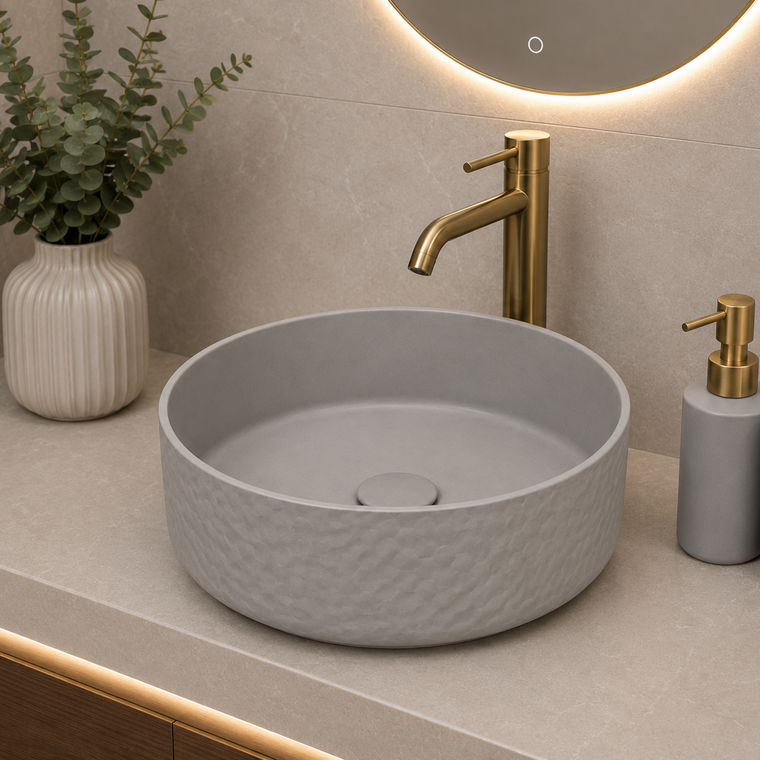 SCUBA MATT COLOUR BASIN SC-6010 GM-GREY MATT