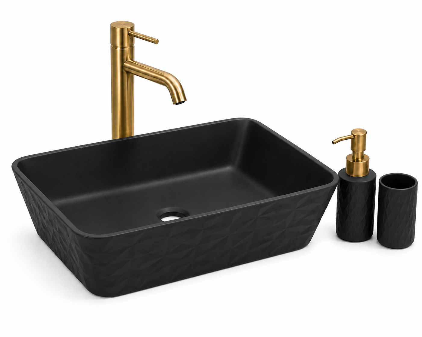 SCUBA MATT COLOUR BASIN SC - 6011 BLM-BLACK MATT