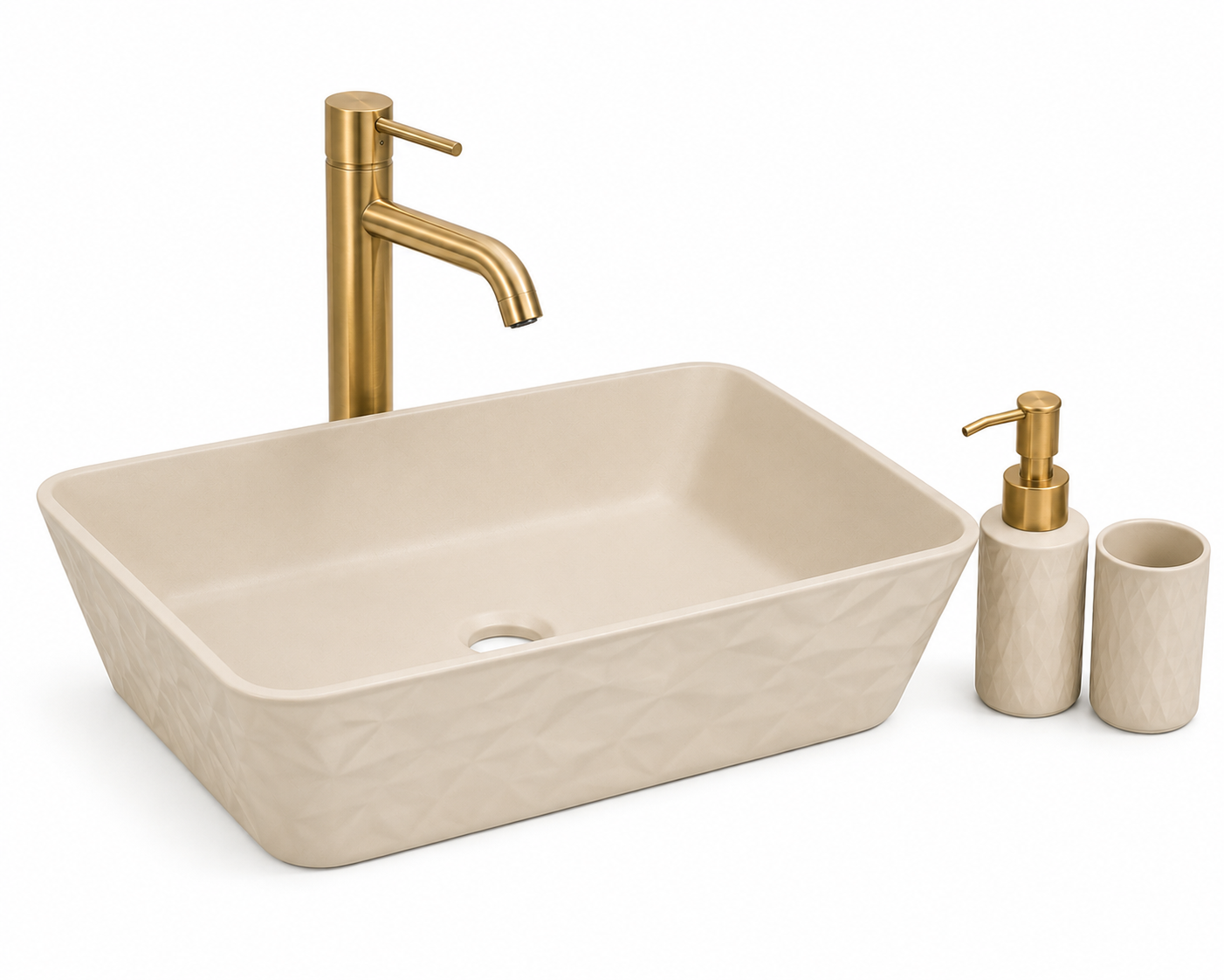 SCUBA MATT COLOUR BASIN SC-6011 CRM-CREAM MATT