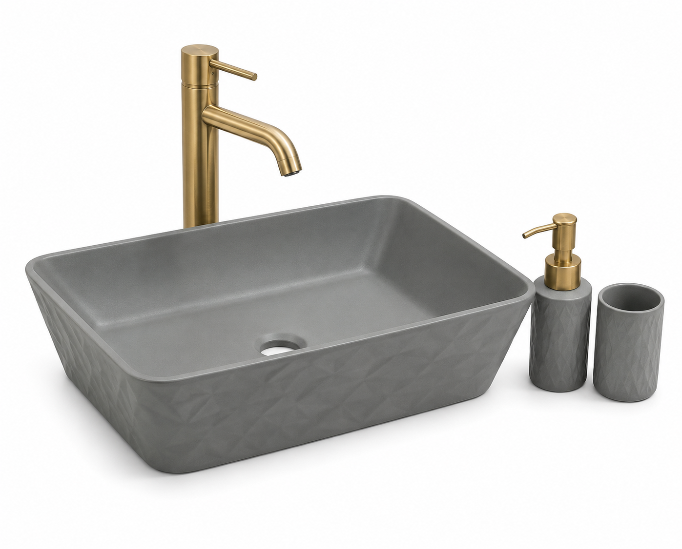 SCUBA MATT COLOUR BASIN SC-6011 GM-GREY MATT
