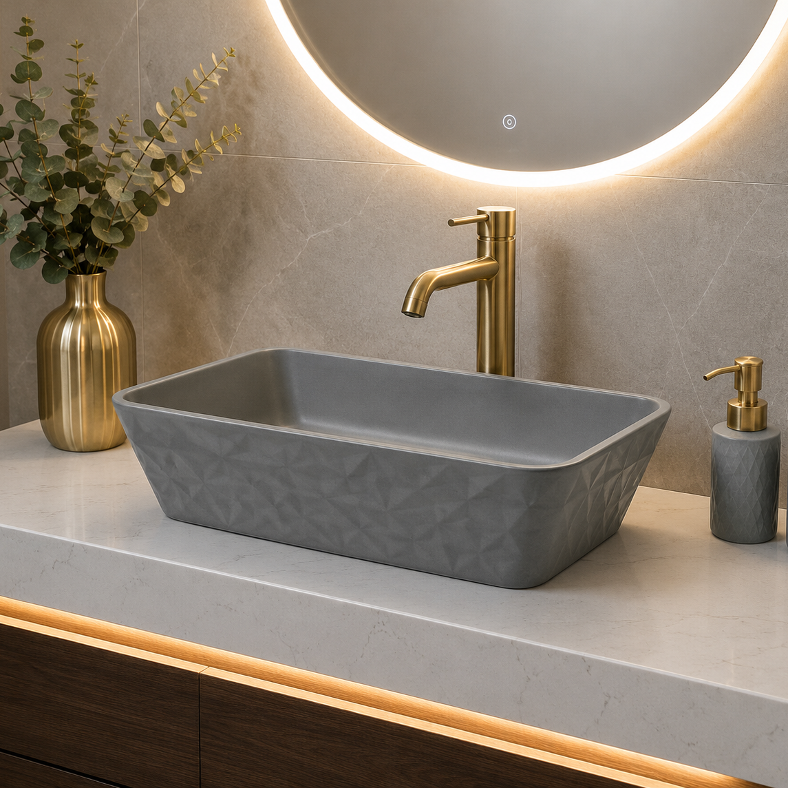 SCUBA MATT COLOUR BASIN SC-6011 GM-GREY MATT