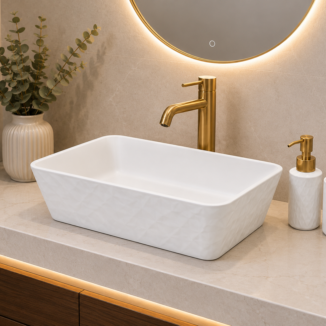 SCUBA MATT COLOUR BASIN SC-6011 WM-WHITE MATT